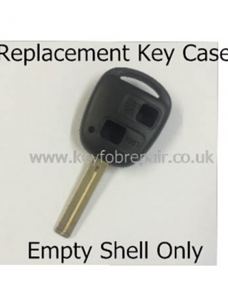 Toyota TOY48 2 Button Key Fob Case- Hilux Yaris Celica Rav4 Land Cruiser Etc